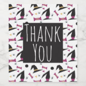 Halloween-Party Witch Hat Candy Spiders Vielen Dan Weinetikett (Einzelnes Label)