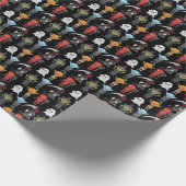 Halloween-Party Wrapping Paper Geschenkpapier (Ecke)