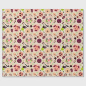 Halloween Party Wrapping Paper Geschenkpapier (Flach)