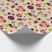 Halloween Party Wrapping Paper Geschenkpapier (Ecke)