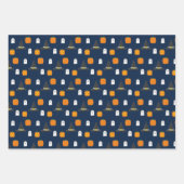 Halloween-Party Wrapping Paper Sheets Geschenkpapier Set (Vorderseite)