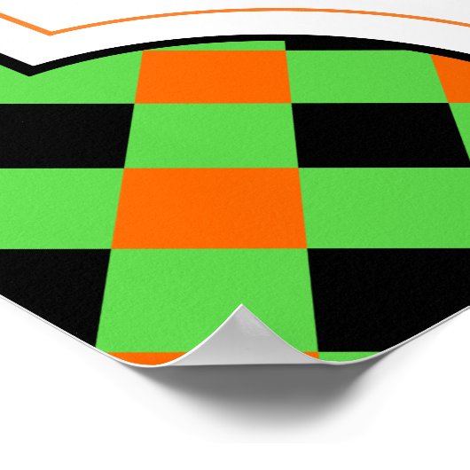 Halloween-Party-Zeichen erstellen Poster (Ecke)