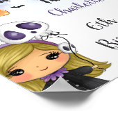 Halloween-Party-Zeichen Poster (Ecke)