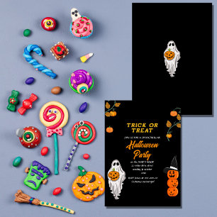 Halloween-Party-Zeit Einladung
