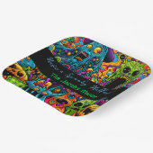 Halloween-Party | Zombie und Monster Personalisier Pappteller (Gewinkelt)