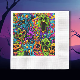 Halloween-Party | Zombie und Monster Serviette