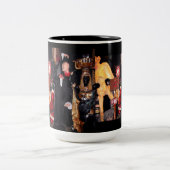 Halloween-Party Zweifarbige Tasse (Mittel)