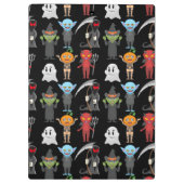 Halloween-Party Zwischenablage Klemmbrett (Rückseite)