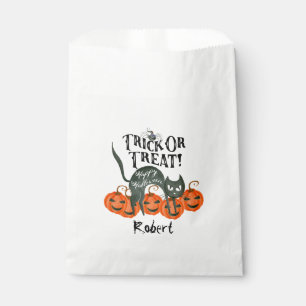 Halloween-Partybevorzugungstaschen des Tricks oder Geschenktütchen