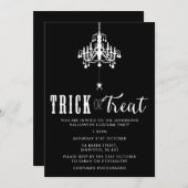 Halloween-Partyeinladung - eleganter Erwachsener Einladung (Vorne/Hinten)