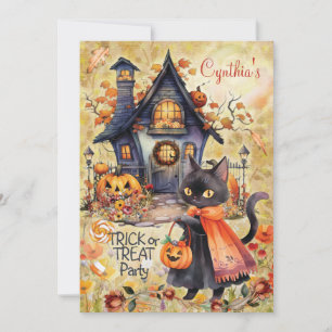 HALLOWEEN-PARTYEINLADUNGEN EINLADUNG