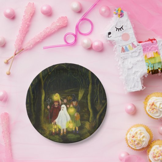 Halloween-PartypapierTeller Pappteller (Party)