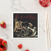 Halloween Partyservietten mit Geisterpferd Serviette (Beispiel)