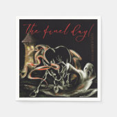 Halloween Partyservietten mit Geisterpferd Serviette (Vorderseite)