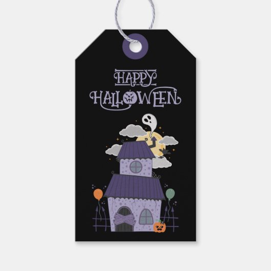 Halloween Pastel Goth Spuk House Party Geschenkanhänger (Vorderseite)