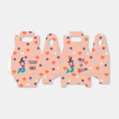 Halloween Pastel Mermaid Hexe in Hexenhutlachs Geschenkschachtel (Ungefaltet)