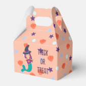 Halloween Pastel Mermaid Hexe in Hexenhutlachs Geschenkschachtel (Vorderseite)