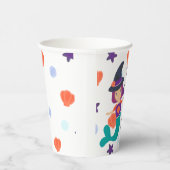 Halloween Pastel Mermaid Witch Trick oder Treat Pappbecher (Rechts)