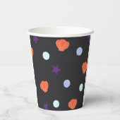 Halloween Pastel Mermaid Witch Trick oder Treat Pappbecher (Rückseite)