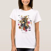 Halloween-Patchwork-Geist Vintage T-Shirt (Vorderseite)