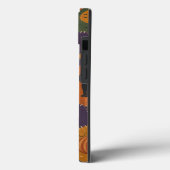 Halloween-Patchwork-Geisterkatze-Hexenhaus-Hülle Case-Mate iPhone Hülle (Rückseite / Links)