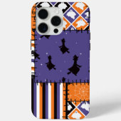 Halloween Patchwork Hexen Cats Case-Mate iPhone Hülle (Rückseite)