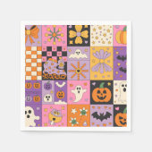 Halloween Patchwork Pattern - Feierliche Plätze mi Serviette (Vorderseite)