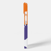 Halloween Patchwork Stripes Ghosts Case-Mate iPhone Hülle (Rückseite / Links)