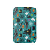 Halloween Pattern Badematte (Vorderseite Vertikal)