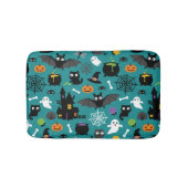 Halloween Pattern Badematte (Vorderseite)