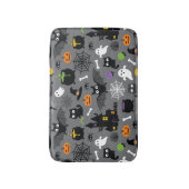 Halloween Pattern Badematte (Vorderseite Vertikal)