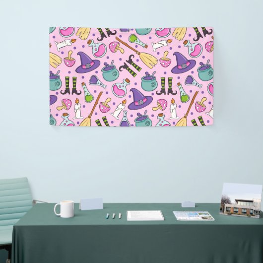 Halloween Pattern Banner (Messeveranstaltung)