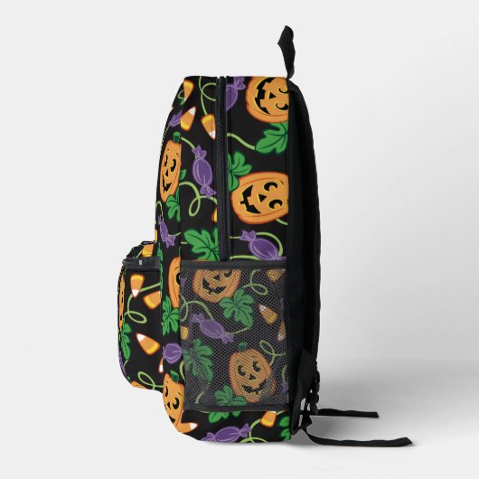 HALLOWEEN PATTERN BEDRUCKTER RUCKSACK (Rechts)