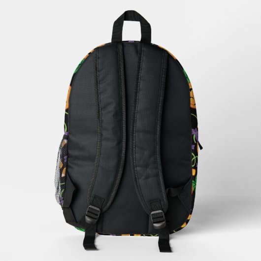 HALLOWEEN PATTERN BEDRUCKTER RUCKSACK (Rückseite)