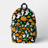 Halloween Pattern Bedruckter Rucksack (Vorderseite)