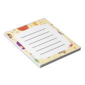 Halloween Pattern Blankenplanner Notepad Notizblock (angewinkelt)