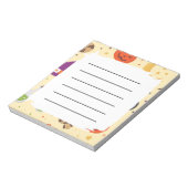 Halloween Pattern Blankenplanner Notepad Notizblock (Rotiert)