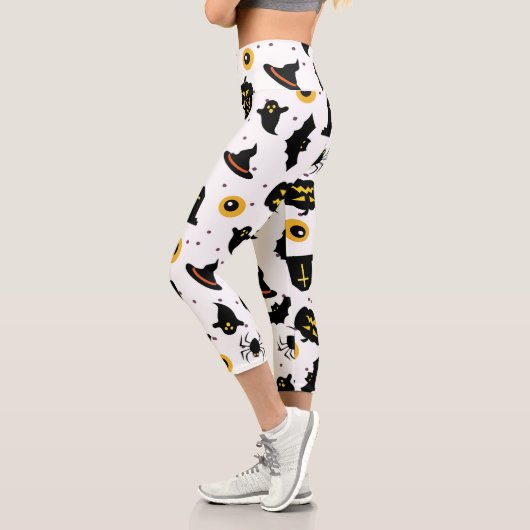 Halloween Pattern Capri Leggings (Links)
