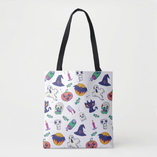 Halloween pattern decoration tasche (Vorderseite)