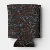 Halloween Pattern Dosenkühler (Rückseite)