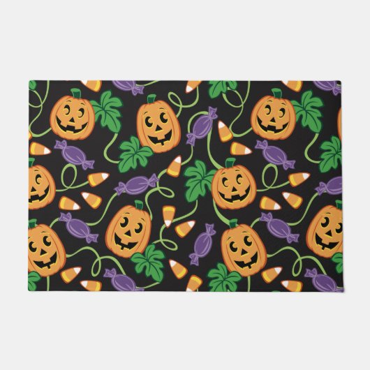 HALLOWEEN PATTERN FUßMATTE (Vorderseite)