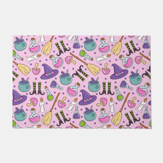 Halloween Pattern Fußmatte (Vorderseite)