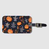 Halloween Pattern Gepäckträger Gepäckanhänger (Vorderseite (Horizontal))