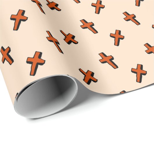 Halloween Pattern  Geschenkpapier (Rolleneckpunkt)