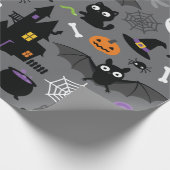 Halloween Pattern Geschenkpapier (Ecke)