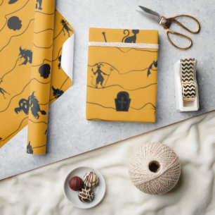 Halloween Pattern Geschenkpapier