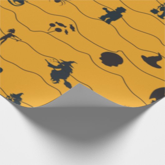 Halloween Pattern Geschenkpapier (Ecke)