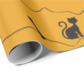 Halloween Pattern Geschenkpapier (Rolleneckpunkt)