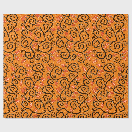Halloween Pattern Geschenkpapier (Flach)