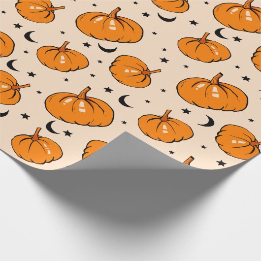 Halloween Pattern  Geschenkpapier (Ecke)